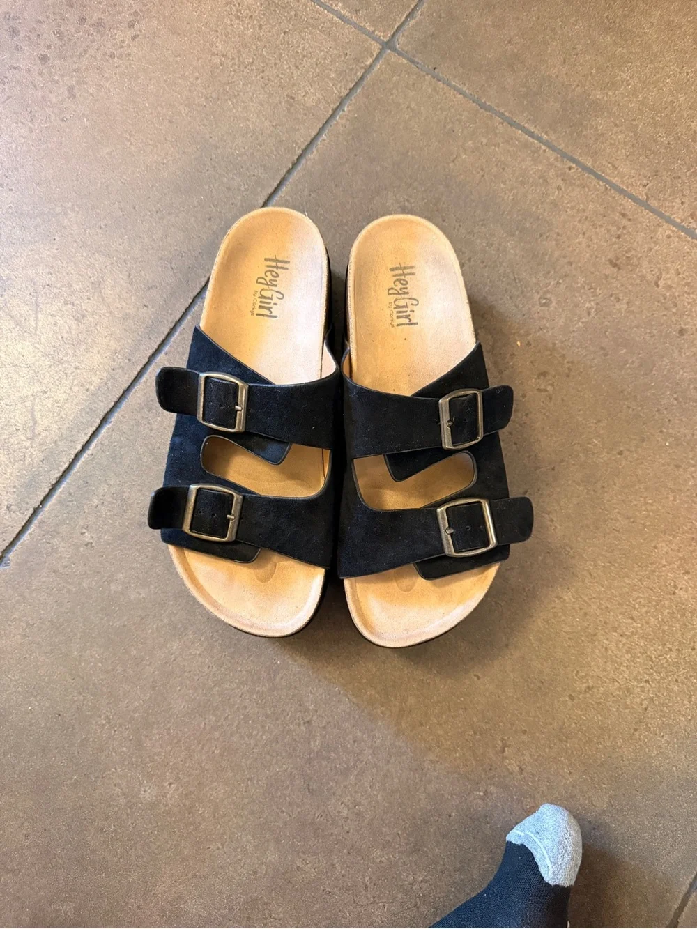 Platform sandals size 10